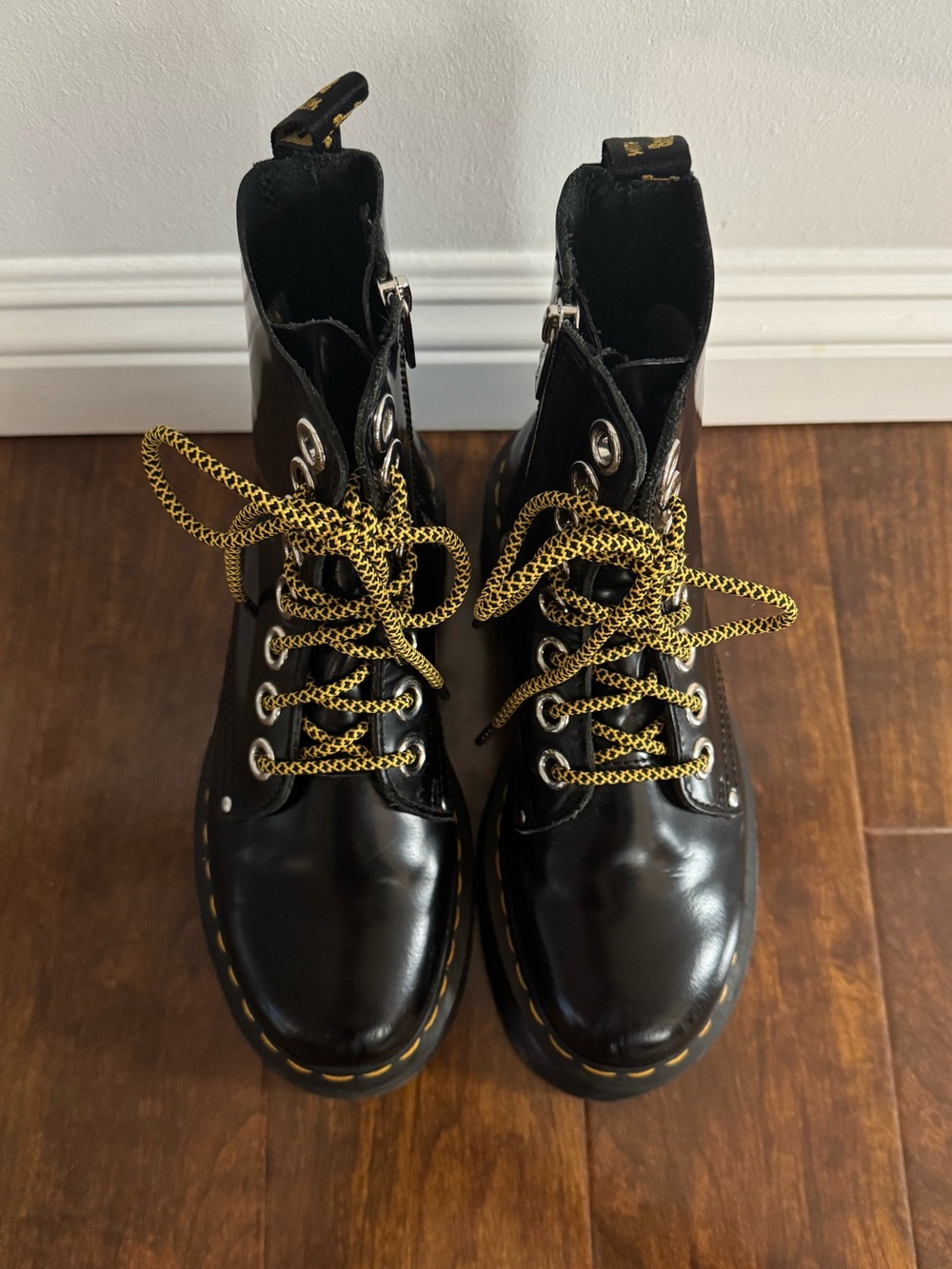 Dr Martens Jason Max Platform Boots - Black Size 7 - Picture 4 of 9